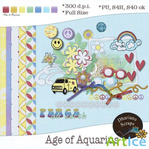 Scrap - Age of Aquarius PNG and JPG Files