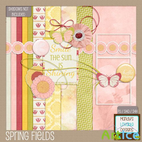 Scrap - Spring Fields PNG and JPG Files