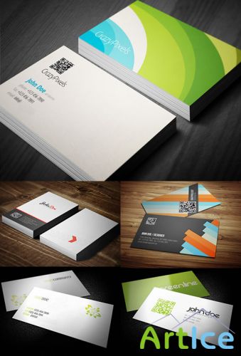 5 High Quality Business Card Designs - PSD Sources