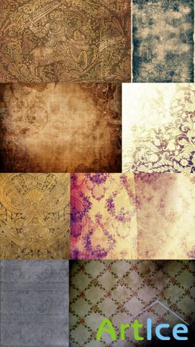 Texture Vintage Ornaments JPG Files