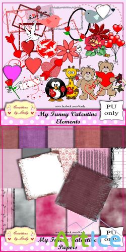 Scrap - My Funny Valentine PNG and JPG Files