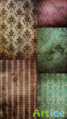 5 Vintage Textures JPG Files