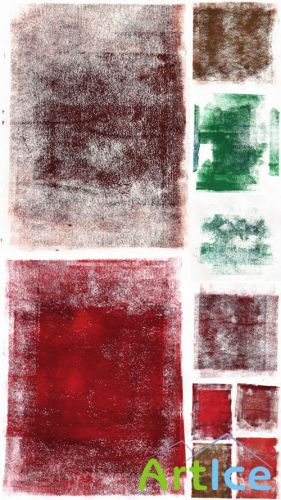 Rolled Paint Grunge Hi-Res Textures Set 2