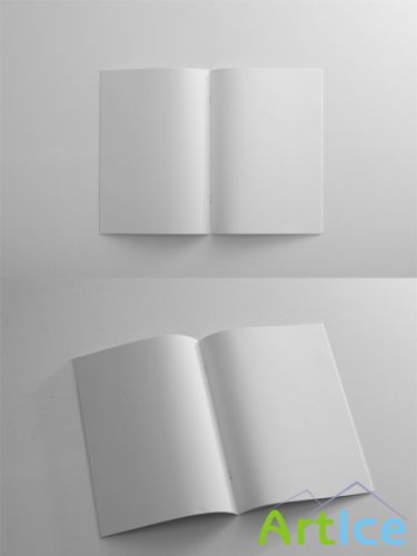 2 Brochure A4 Inside Mockup PSD