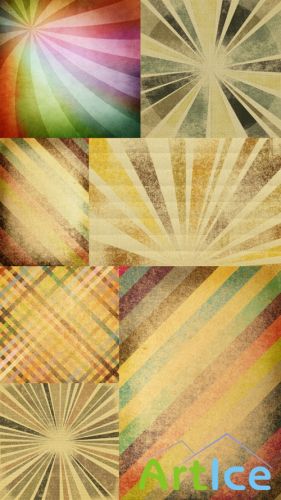 Vintage Striped Textures JPG Files