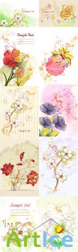 Floral Vector Illustrations Volume 3