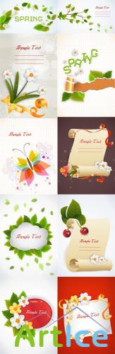 10 Spring Vector Illustrations Volume 1