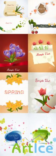 10 Spring Vector Illustrations Volume 2