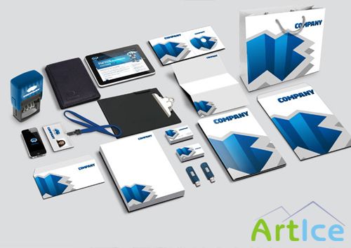 Corporate Identity Mockup Template Part 2 PSD