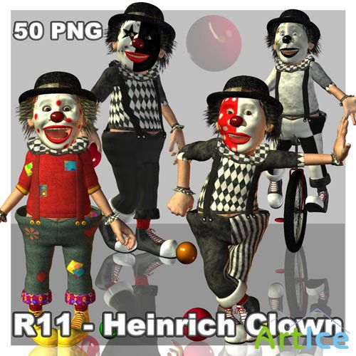 Heinrich Clown PNG Files