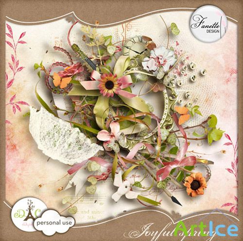 Scrap - Joyful Spring JPG and PNG Files