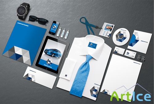 Corporate Identity Mockup Template 4 PSD