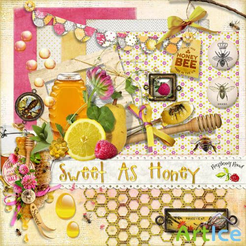 Scrap - Sweet As Honey PNG and JPG Files