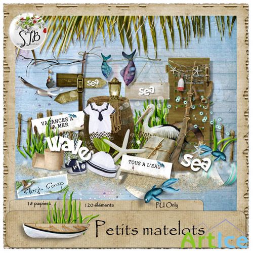 Scrap - Petits Matelots PNG and JPG Files