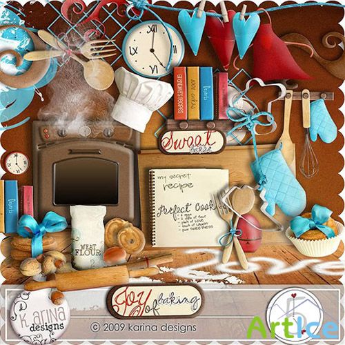 Scrap - Joy O Baking PNG and JPG Files