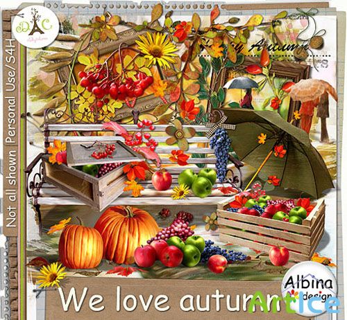 Scrap - We Love Autumn PNG and JPG Files