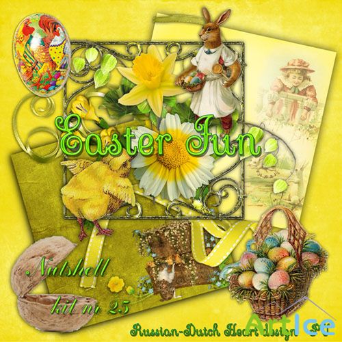 Easter Fun Kit PNG and JPG Files