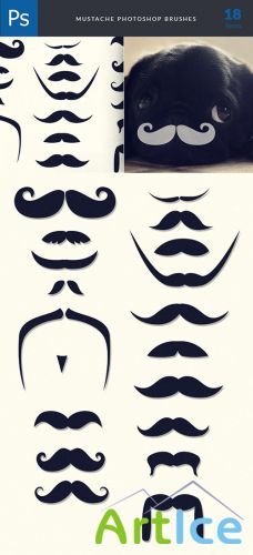 Moustaches Brushes Photoshop Brushes Pack 1