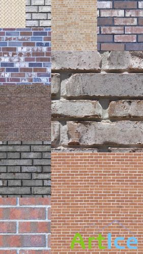 Brickwork Seamless Textures JPG Files