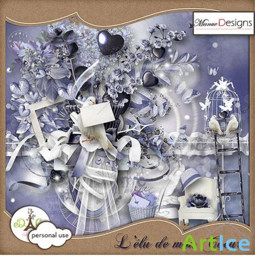 Scrap - Lelu de Mon Coeur PNG and JPG Files