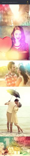 Modern Glamour Photo Effects Photoshop Actions