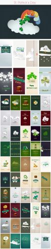 50 St. Patrick's Day Vector Illustrations Bundle