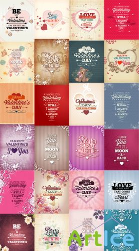 25 Love Vector Illustrations Set 1