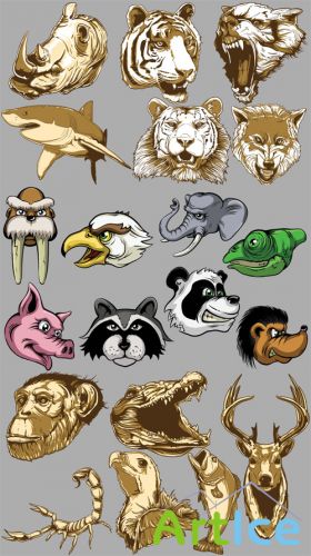 Wild Life Vector Clipart