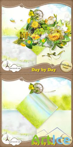 Scrap - Day by Day PNG and JPG Files