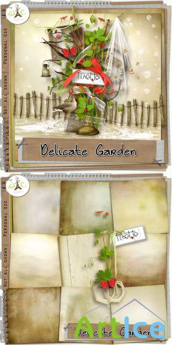 Scrap - Delicate Garden PNG and JPG Files