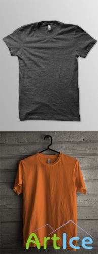 2 T-Shirt Mock up Templates PSD