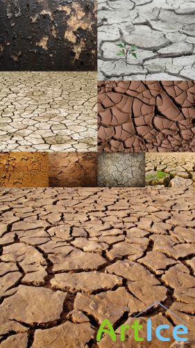 Cracked Dirt Textures JPG Files