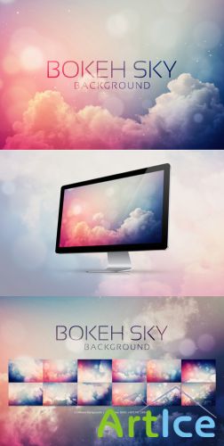 12 Bokeh Sky Backgrounds