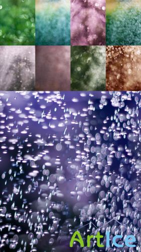 Water Bokeh Textures JPG FIles