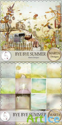 Scrap - Bye Bye Summer PNG and JPG Files