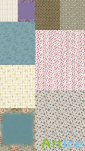 Vintage Texures Floral JPG