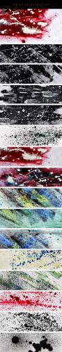 Paint Splatters Textures Set 1