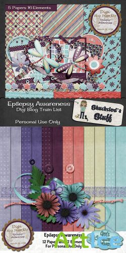 Scrap - Epilepsy Awareness PNG and JPG Files