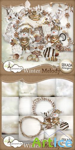 Scrap - Winter Melody JPG and PNG FIles