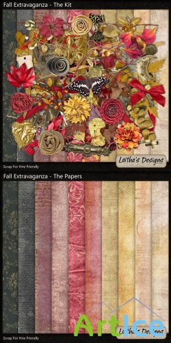 Scrap - Fall Extravaganza PNG and JPG Files