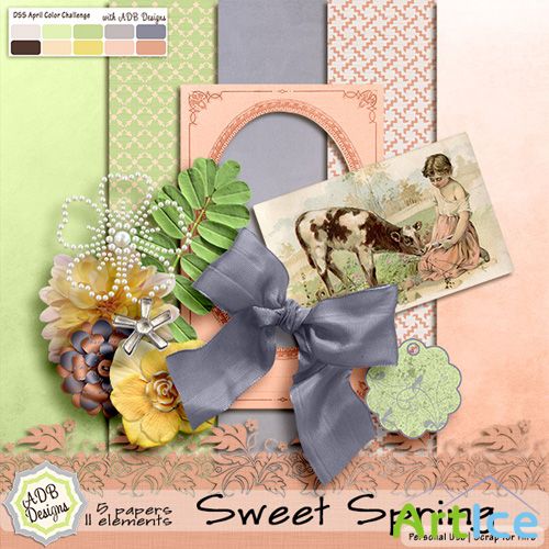 Scrap - Sweet Spring JPG and PNG