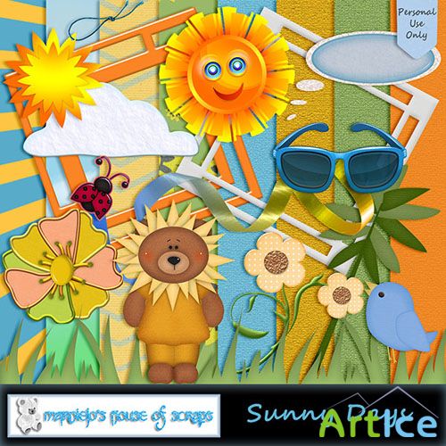 Scrap - Sunny Days PNG and JPG Files