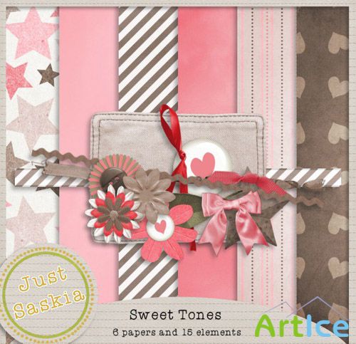 Scrap - Sweet Tones PNG and JPG