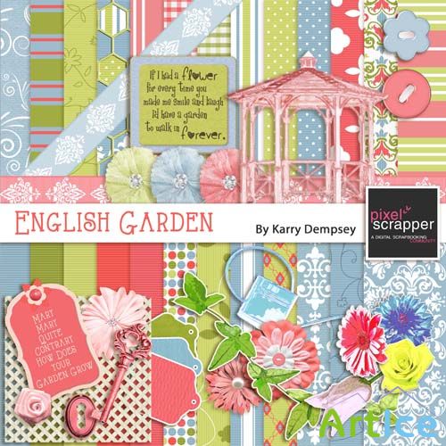 Scrap - English Garden PNG and JPG