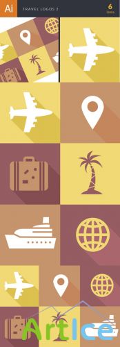 Travel Logos Vector Illustrations Pack 2