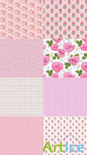 Romantic Textures 3 JPG Files