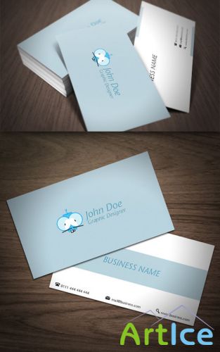 Premium Business Card Mock-Up PSD Template #4