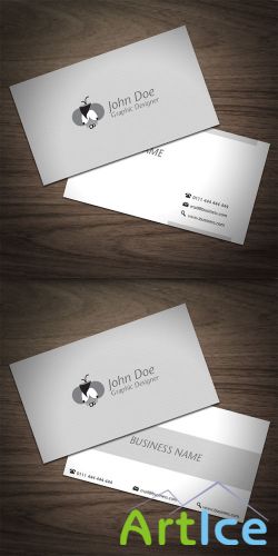 Premium Business Card Mock-Up PSD Template #3