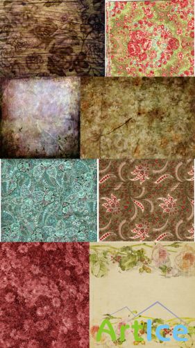 Floral Textures 2 JPG Files