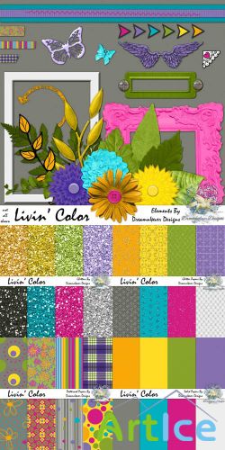 Scrap - Livin Color PNG and JPG Files